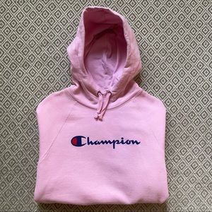 CHAMPION - pink hoodie